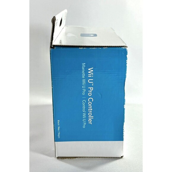 Nintendo Wii U Pro Controller OEM  Black Brand New Factory Sealed - Picture 6 of 8